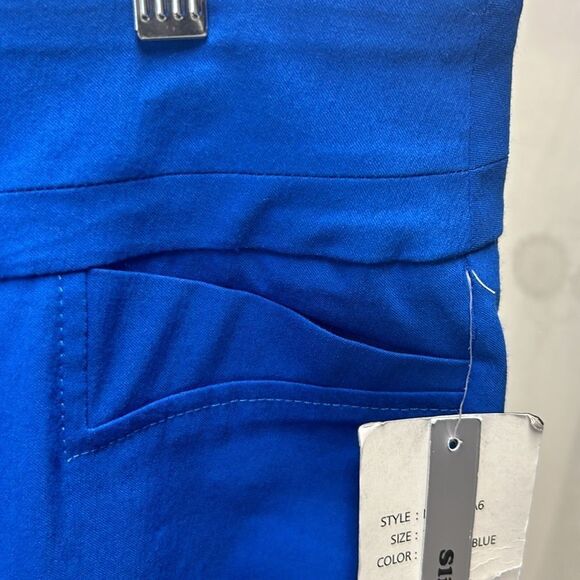 Zack and Rachel royal blue slim ankle slit in the ankle brand new - Picture 2 of 8